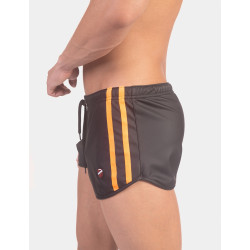 Barcode Berlin Short BYRON Laboratory Noir-Orange